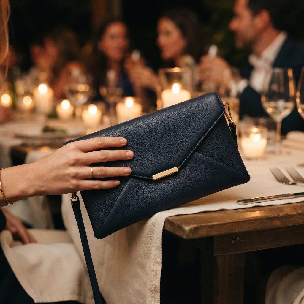 A Stone & Co. convertible bag for evening or weekend use.