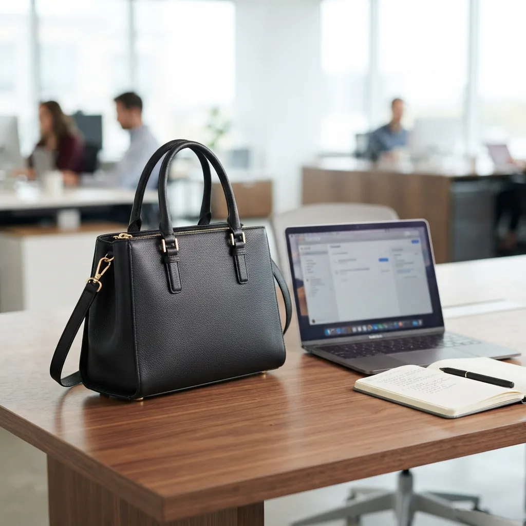 A Stone & Co. bag in a professional context.